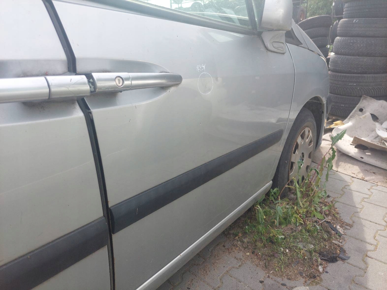door complete right front CITROEN C8 before lift EBRH