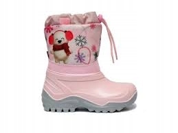 Śniegowce Muflon Ren-but 32-468_-1668 Pink Bear roz.31