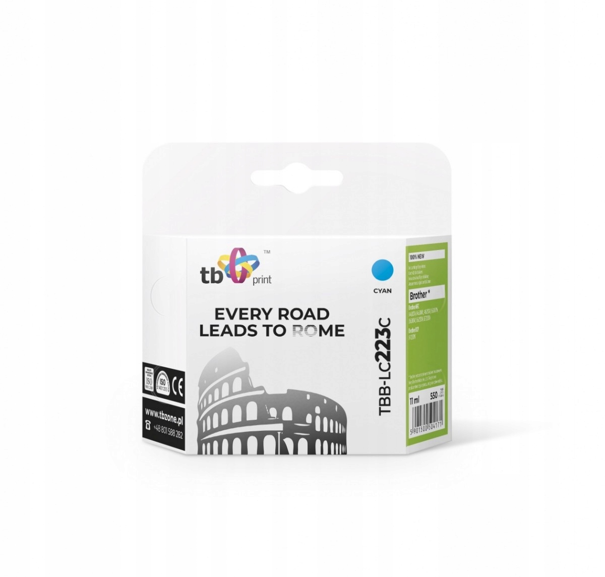 

Tb Print Tusz do Brother LC223 Cyan TBB-LC223C