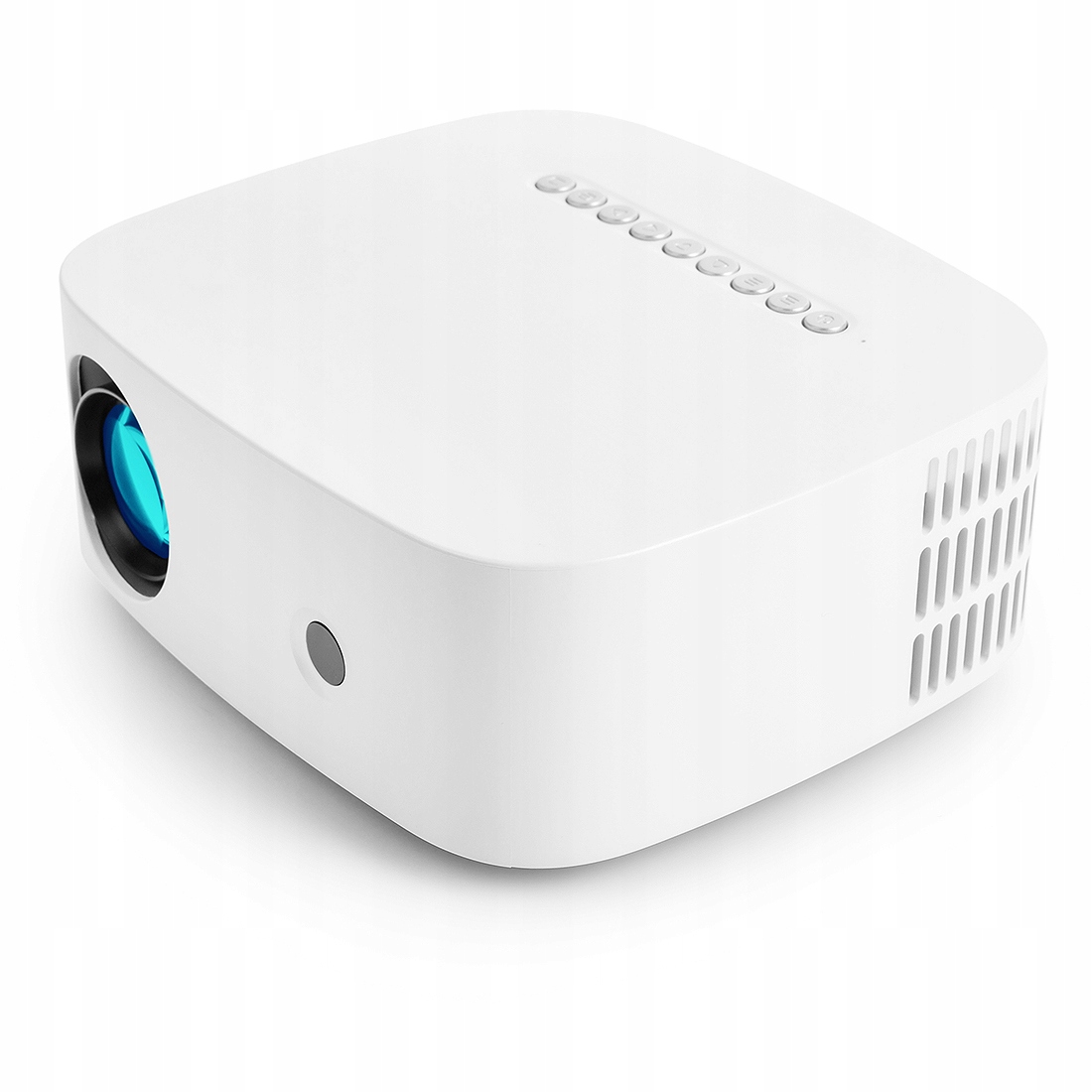 Mały Mini Projektor do Domu Rzutnik Filmów Zdjęć Kino Domowe HD IPIX L03 Kolor biały