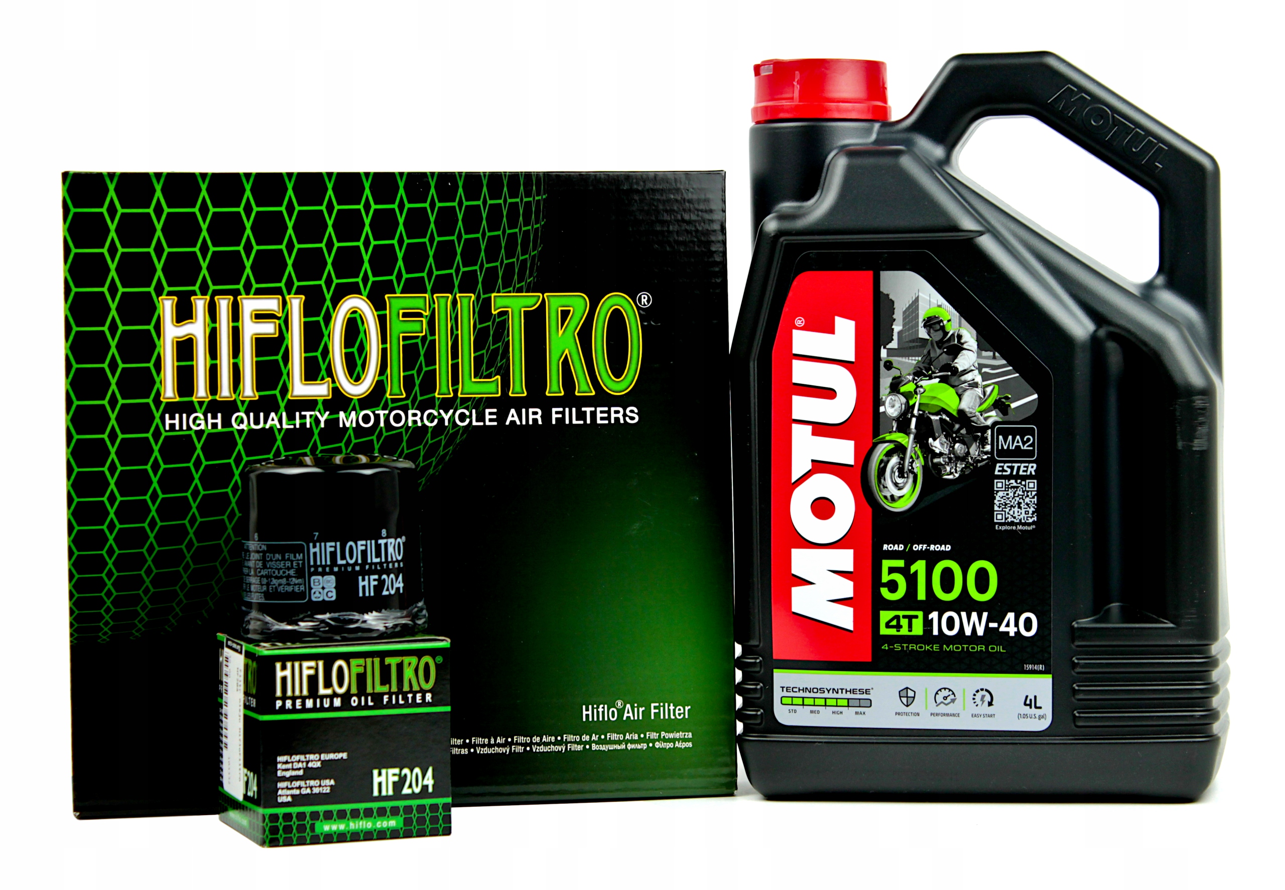 

Olej Motul 5100 10W40 4L +filtr oleju powietrza Hf