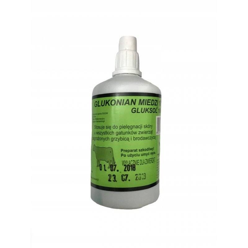 

Glukonian miedzi 100 ml brodawki bydło