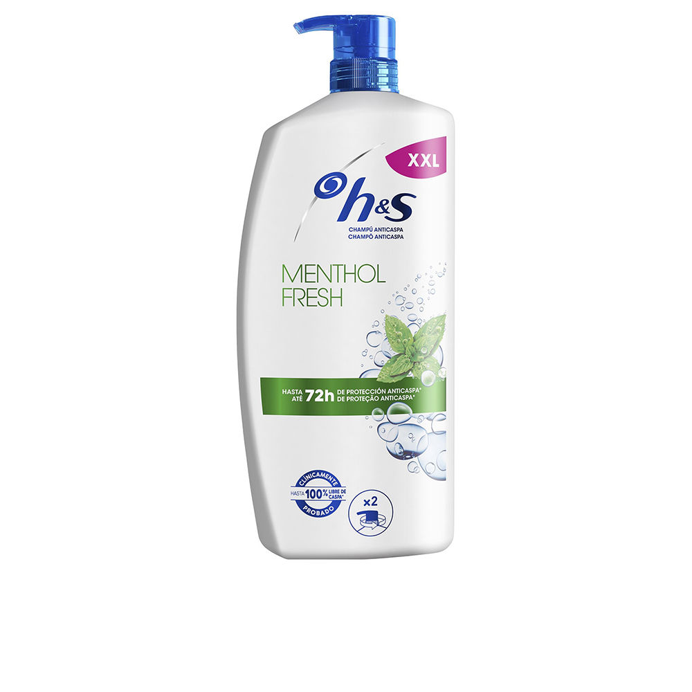 H&s Menthol Fresh anti-dandruff shampoo dispenser