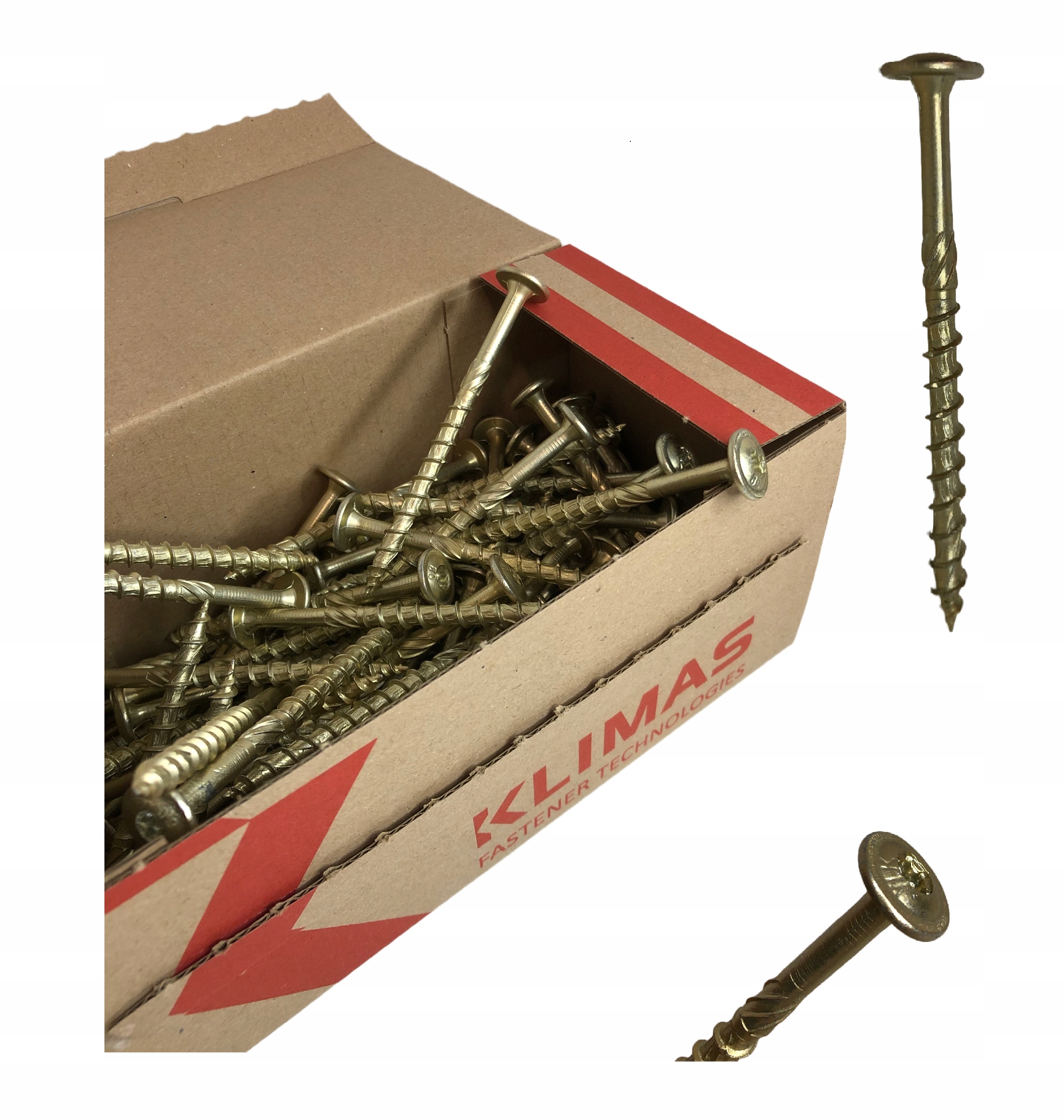 

Wkręty Ciesielskie do drewna 8/220 mm Talerz 50szt
