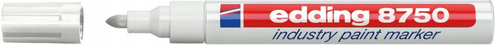 Przemysłowy marker lakierowy 8750, Biały EDDING