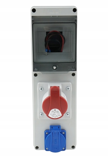 Stavební Rozvaděč 400V 16A/4P 250V 16A 4 Moduly IP44