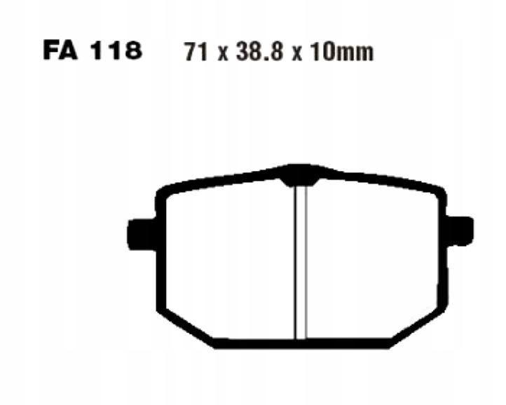 Přední Brzdové Destičky Yamaha Xt 600 H