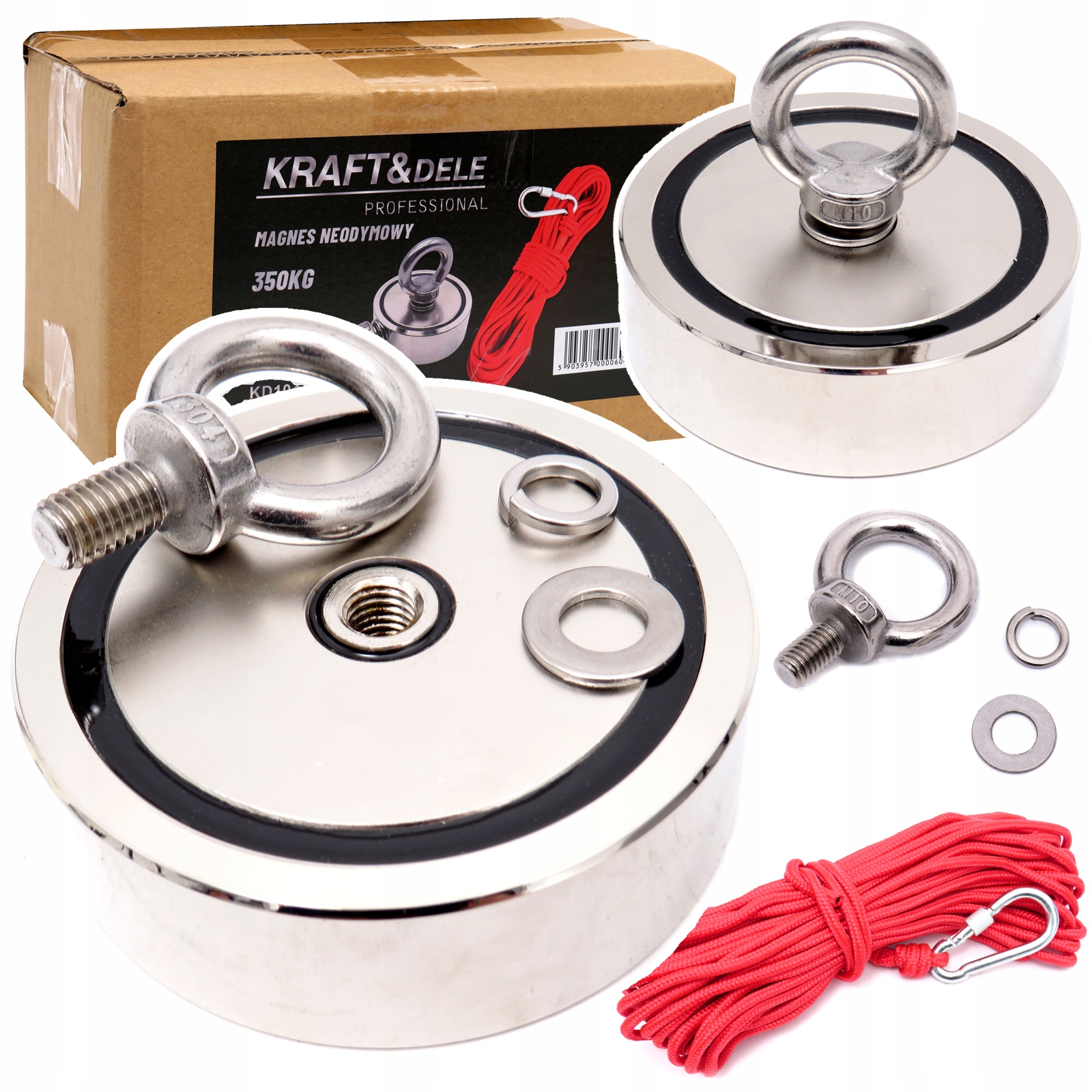 Magnes neodymowy Kraft&Dele 350 kg Do Łowienia