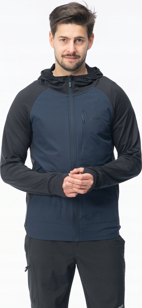 Pánská Rozepínací Mikina S Kapucí Hi-tec Jorse, Velikost XL