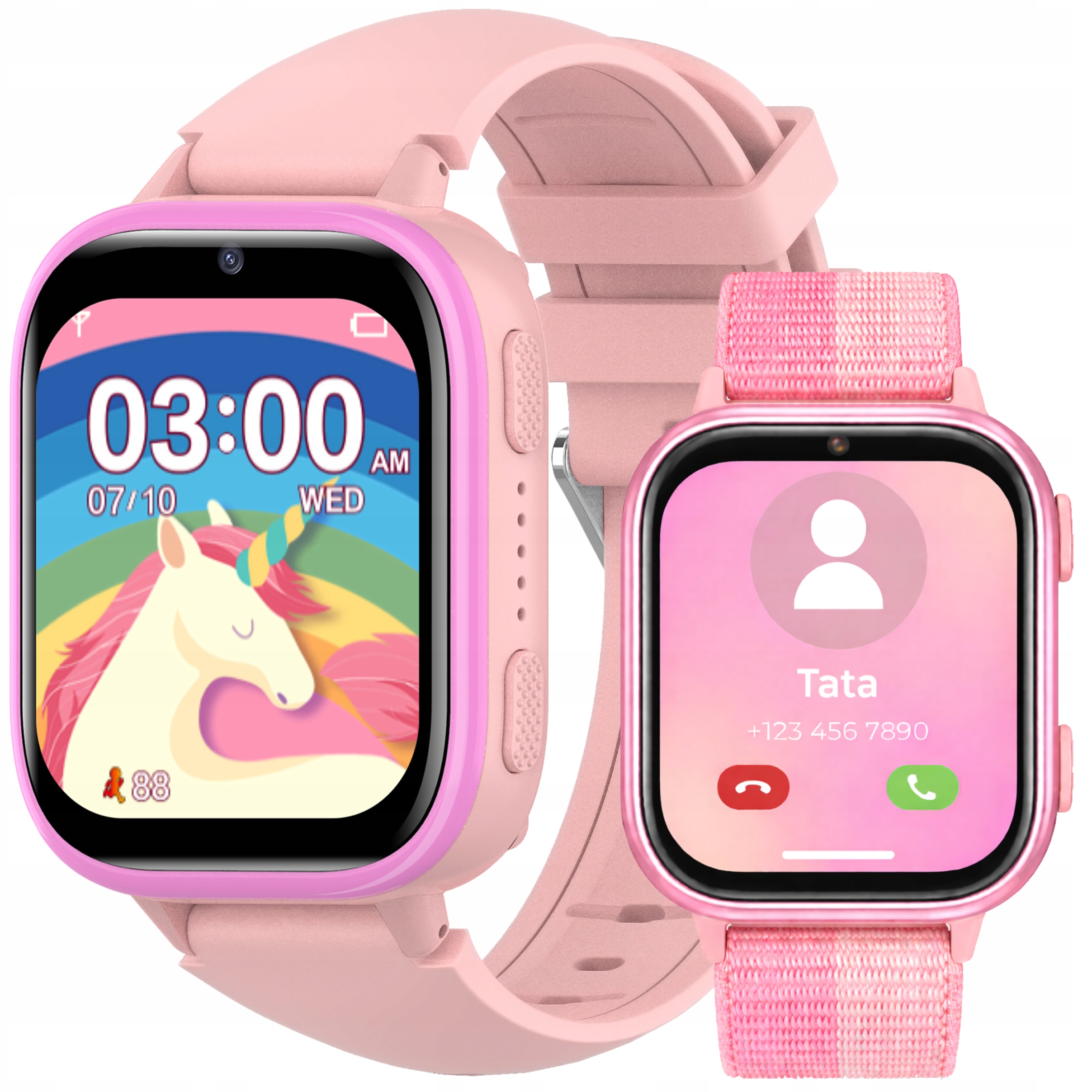 Smartwatch Zegarek Telefon Dla Dzieci Rozmowy Muzyka Gry Kroki Sim Kamera
