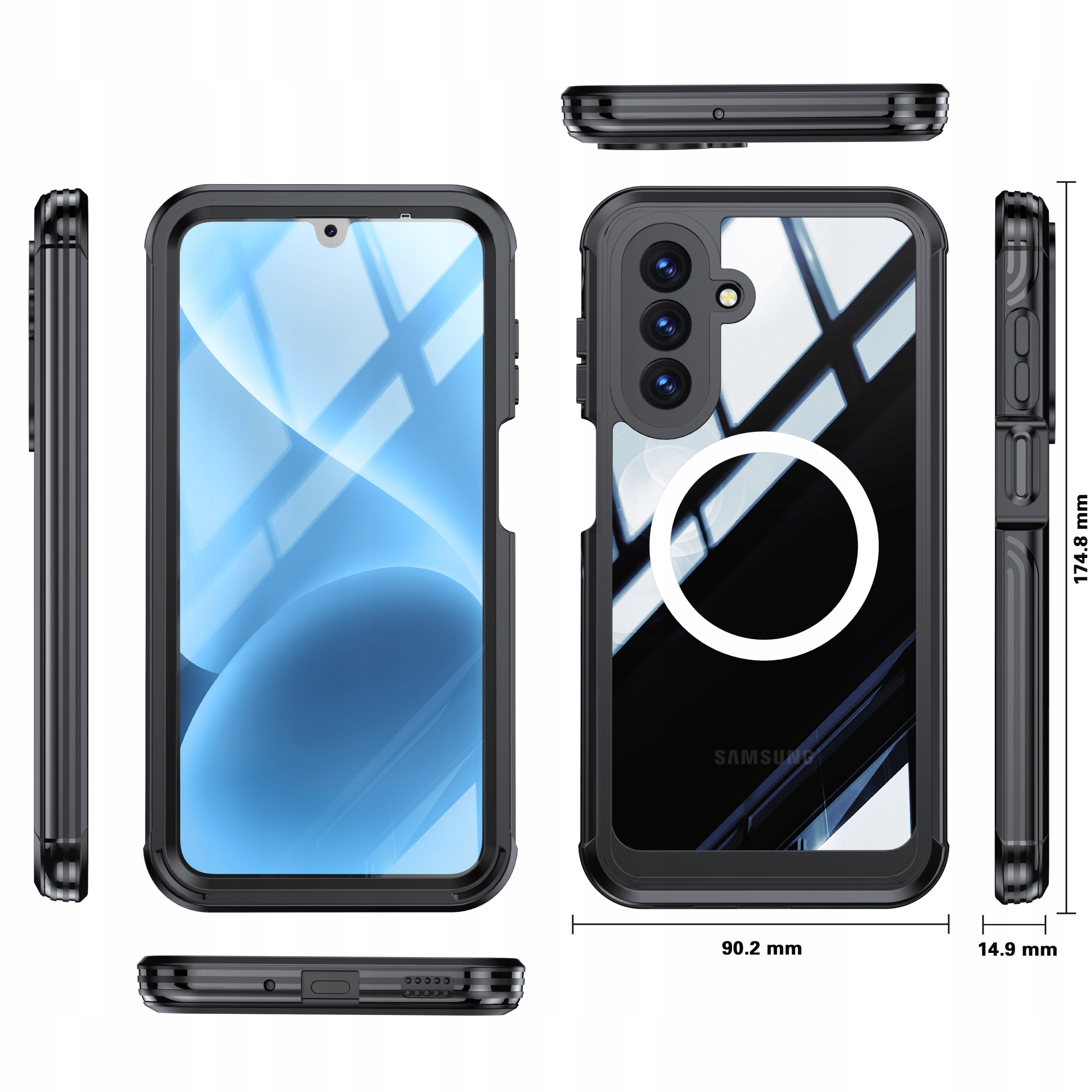 Exoguard Pancerny Case Etui 360° Wytrzymała Obudowa Samsung Galaxy a17