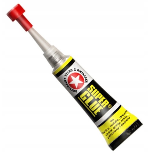 

Klej Glue błyskawiczny klej w tubce