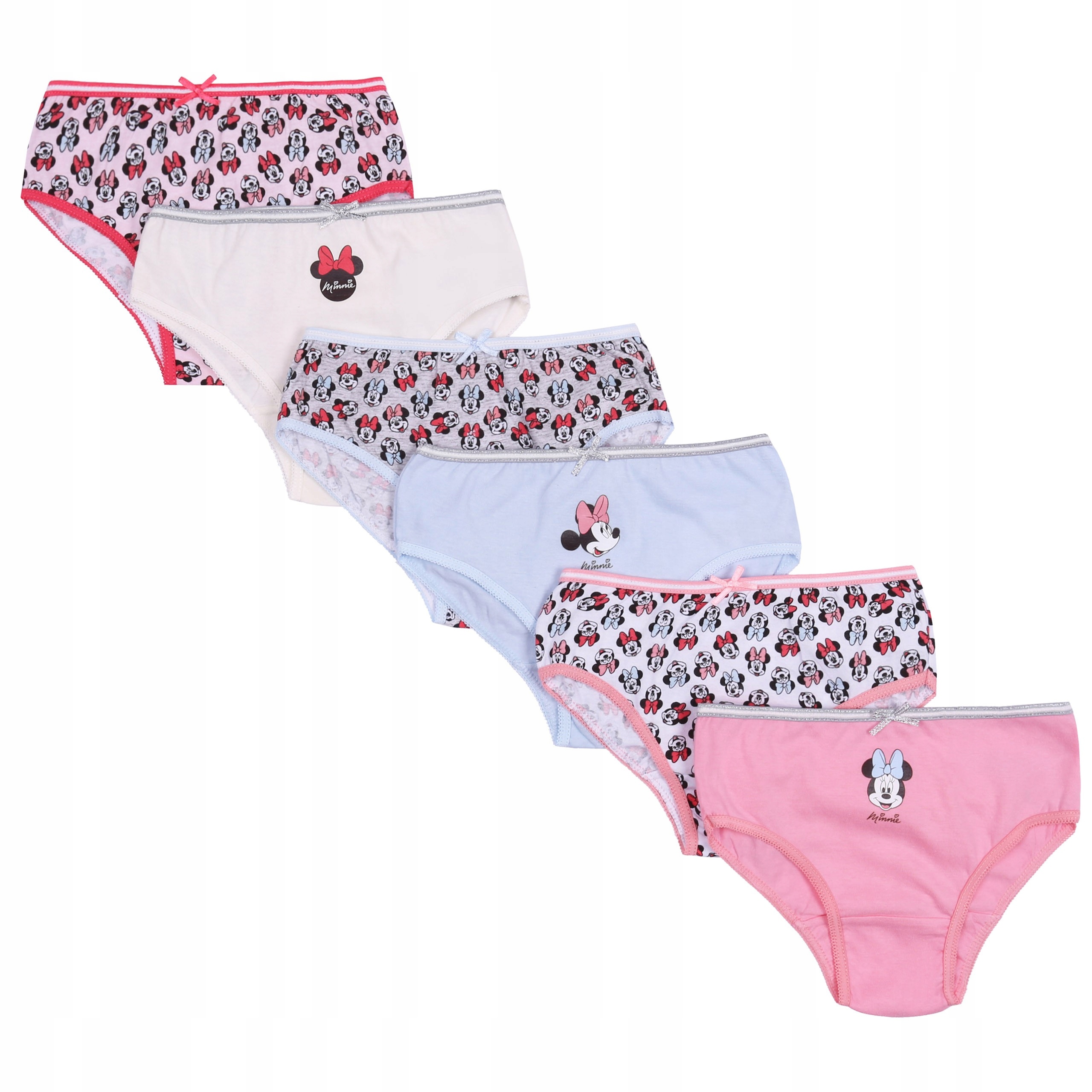 

6x Majtki/figi dziewczęce Myszka Minnie 116 cm