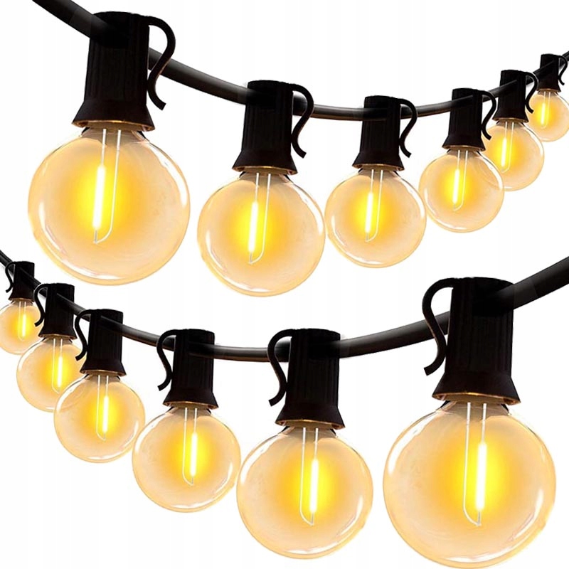 

Girlanda Solarne Lampki Ogrodowe Zwisające 30 Led