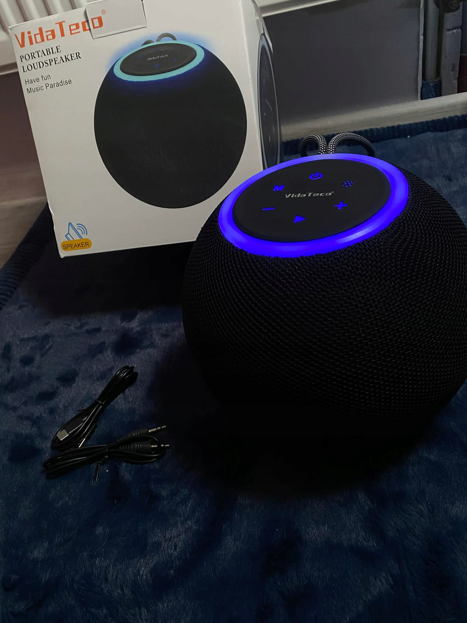 Głośnik Bluetooth VidaTeco Led