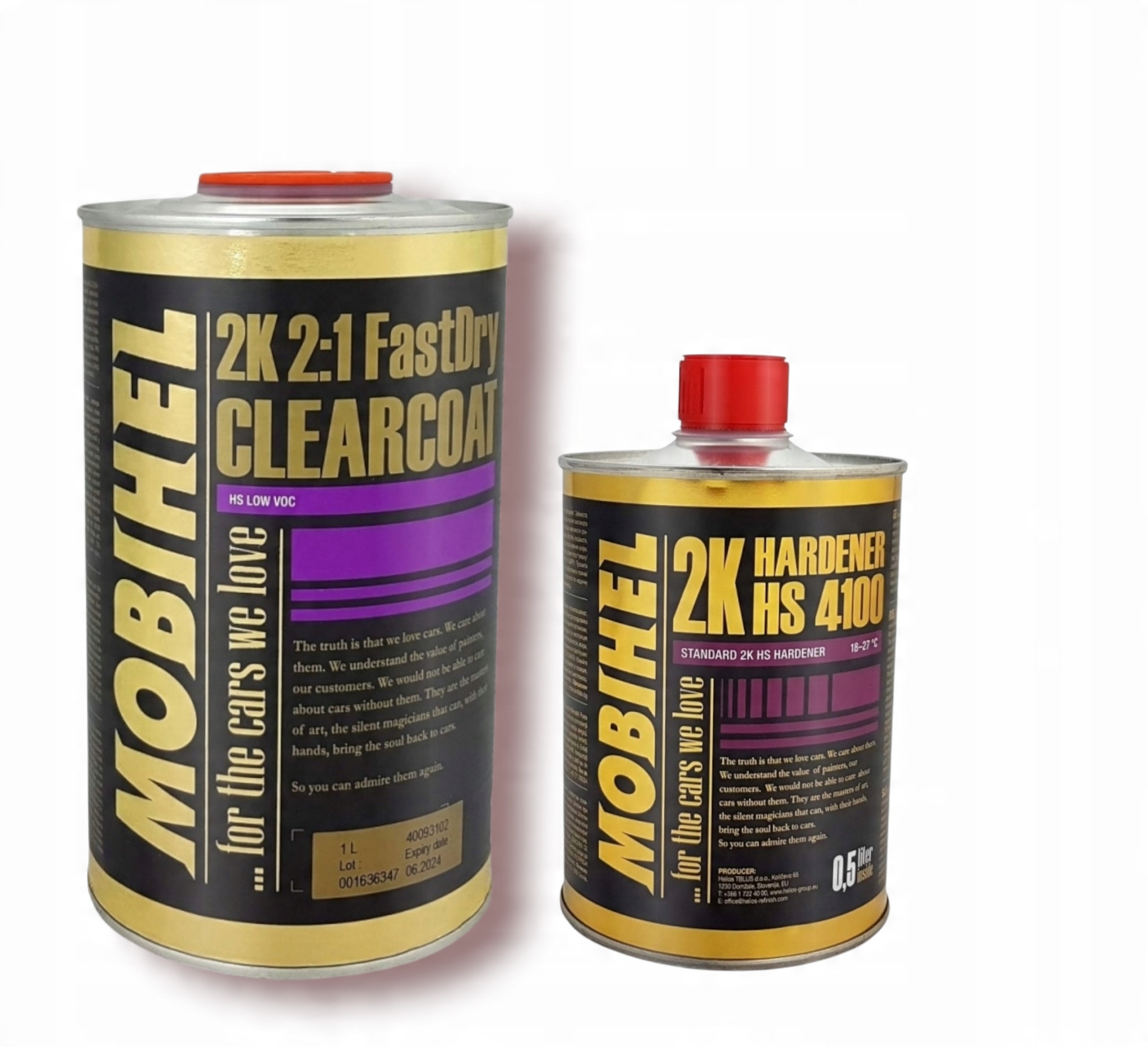 

Mobihel Hs 2:1 Lakier Bezbarwny Fast Dry +utw 4100