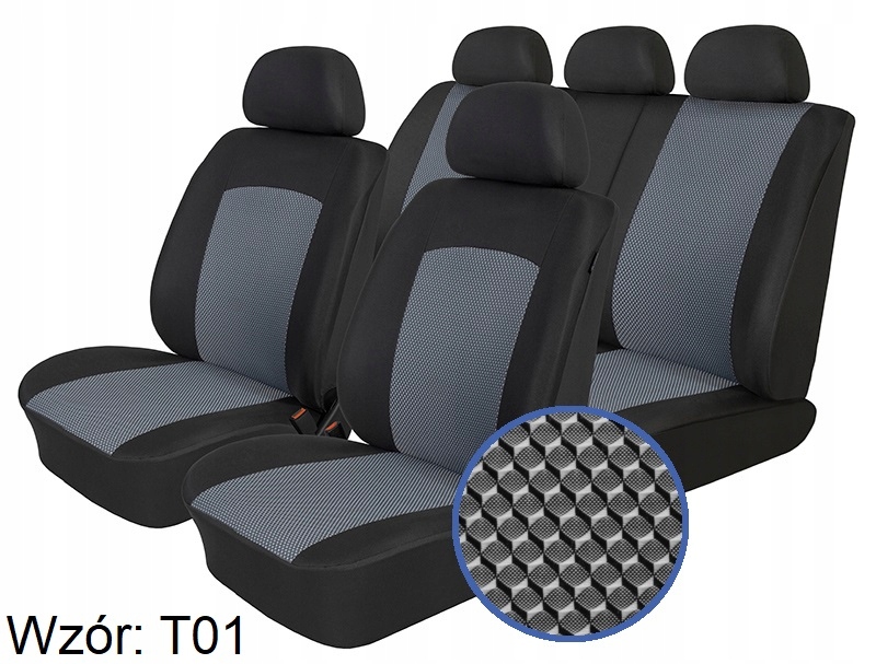 Pokrowce samochodowe MIAROWE VW Tiguan (Op.z 3-ch) EAN (GTIN) 5905911046879