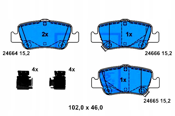 Ate Kostky Ham. Toyota Zadní Auris/corolla 07- Asistent řidiče #28