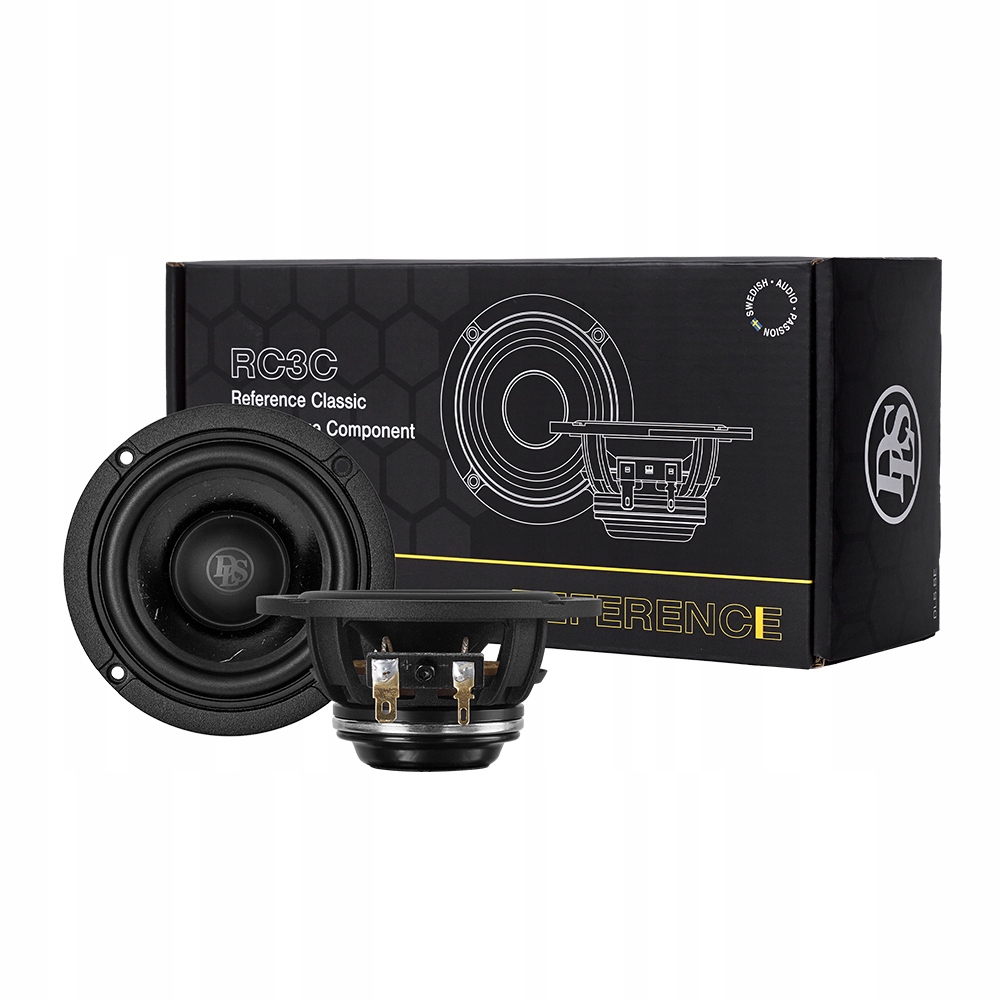 Głośniki Samochodowe Średniotonowe Dwudrożne Dls Reference RC3C 3” 70 mm
