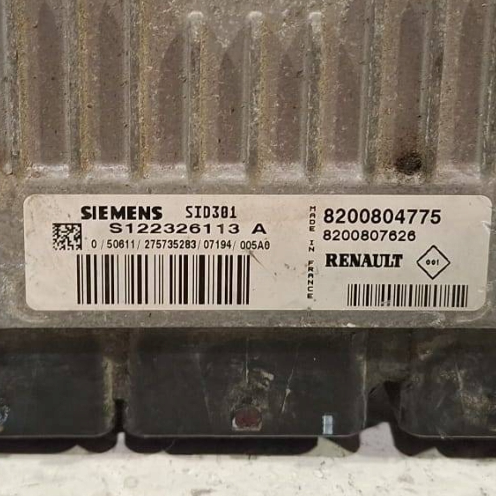 control unit of the engine computer S122326113A Renault Megane II 1.5 DCI