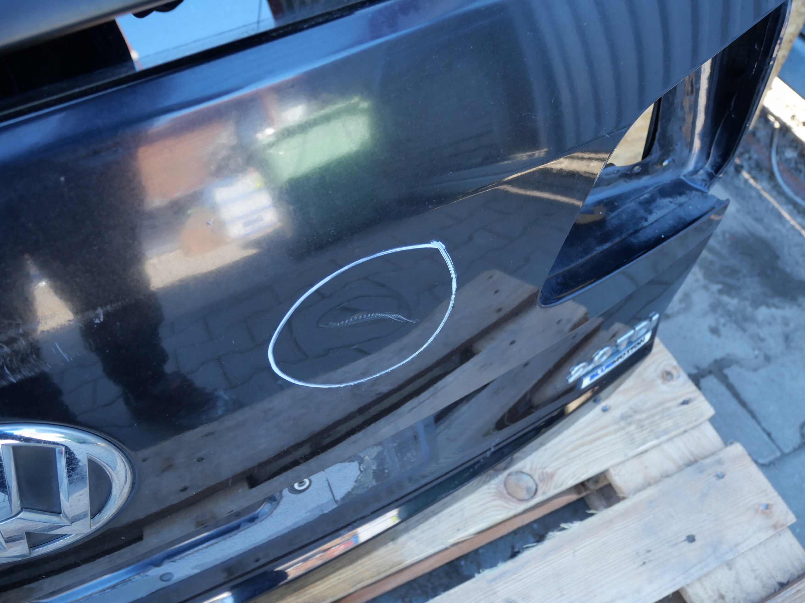 VW TOURAN II trunk door boot rear part
