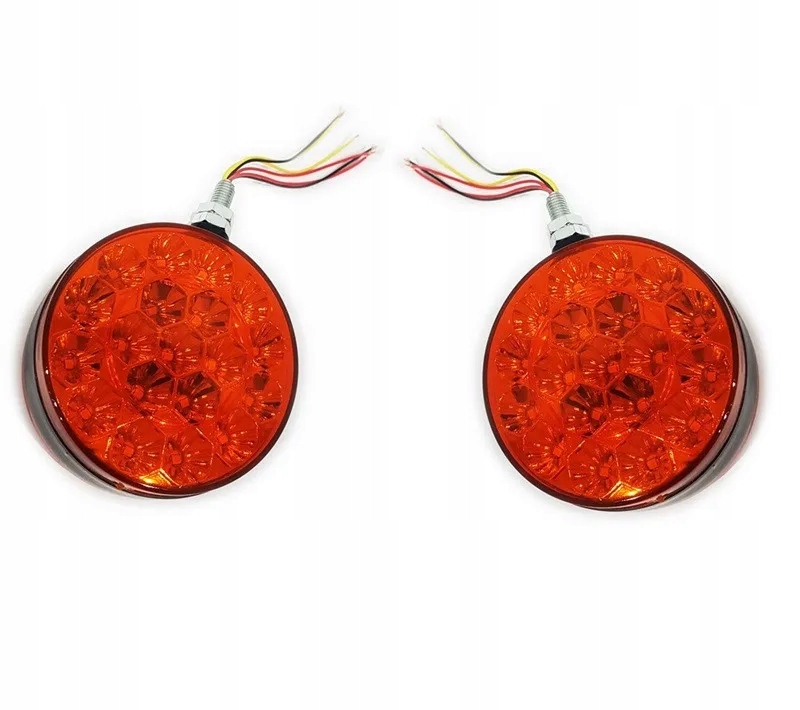 UCHO POD LUSTERKO POMARAŃCZOWE LED LAMPA OBRYSOWA