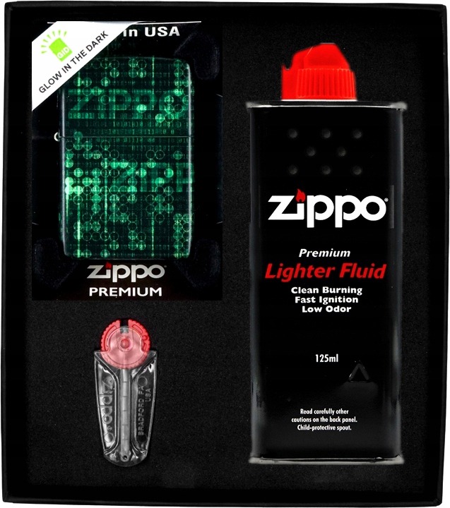 Sada Zippo Zapalovač Pattern Design 3 dárkový No1