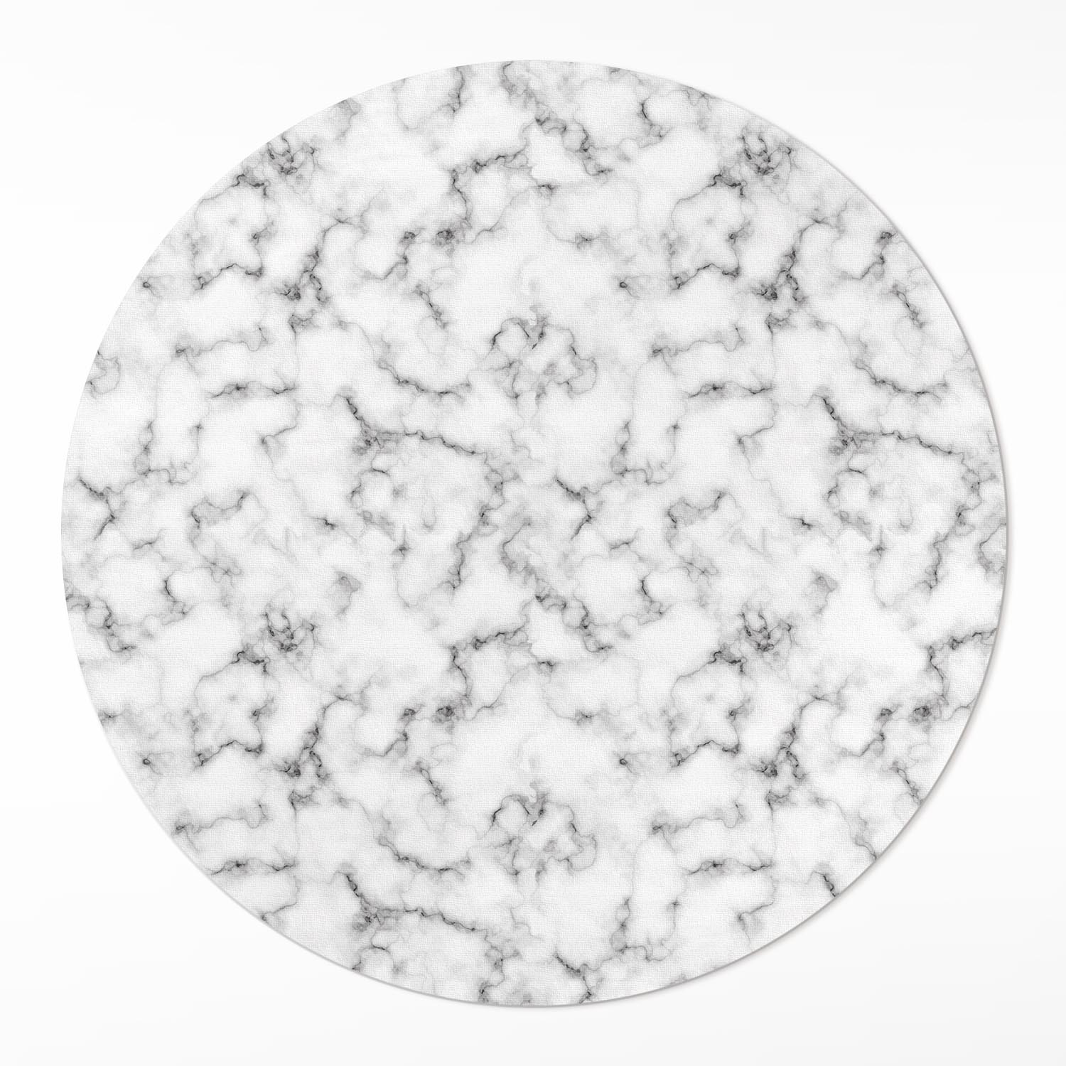 Kulatý vinylový koberec Obývací pokoj Abstraktní kámen stylový mramor ⌀ 80 cm