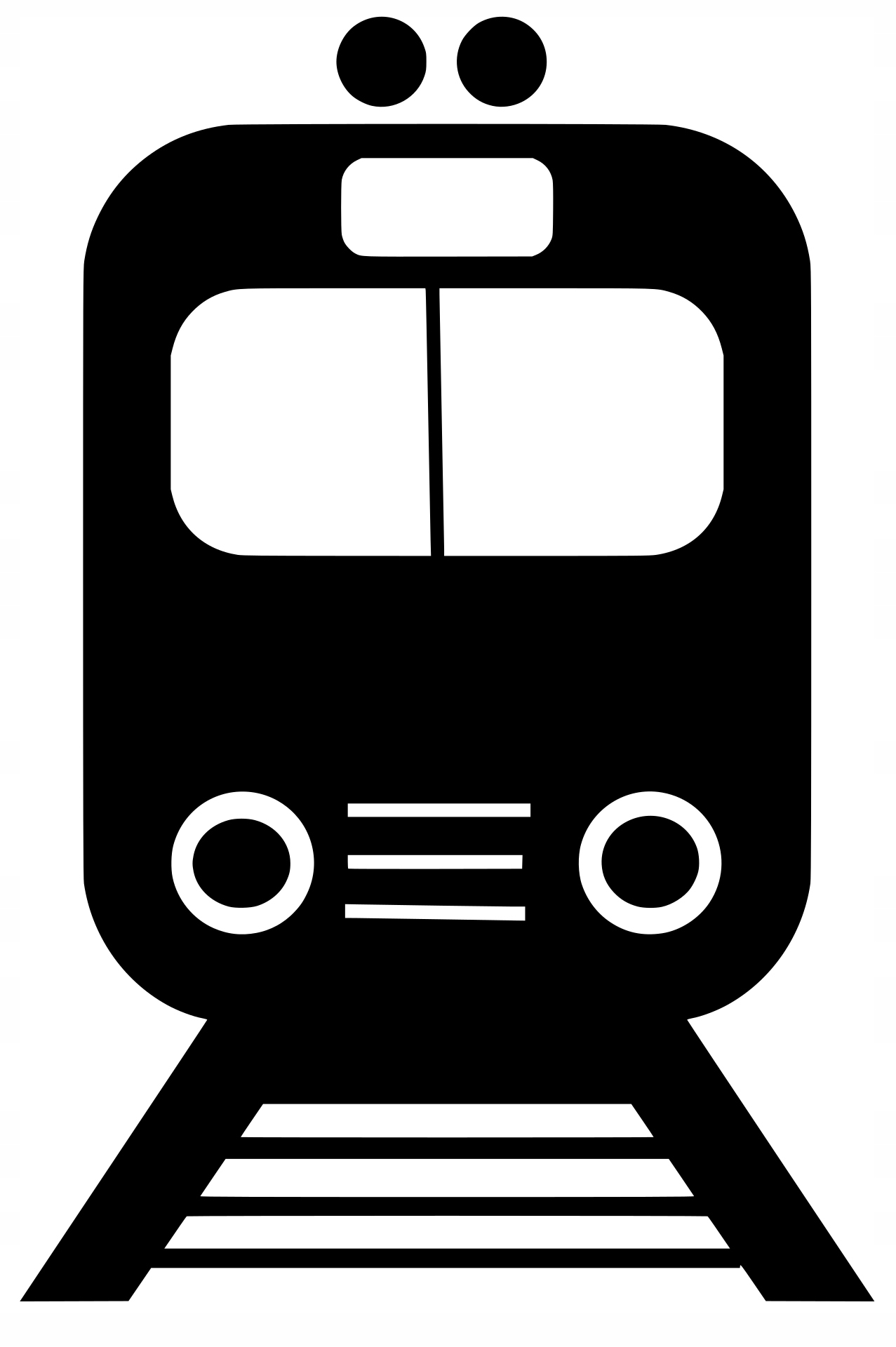 Naklejka bez tła na samochód motocykl kask Pociąg tramwaj 18 x 12,0 cm