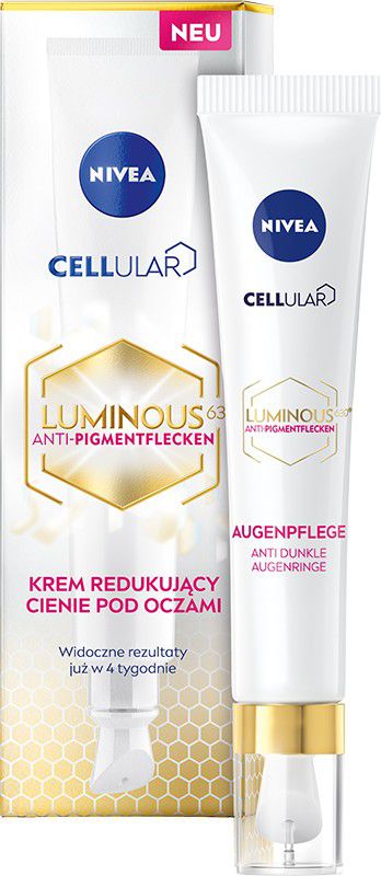 Nivea Cellular Luminous 630 Krém Redukující Tmavé Kruhy Pod Očima 15 ML