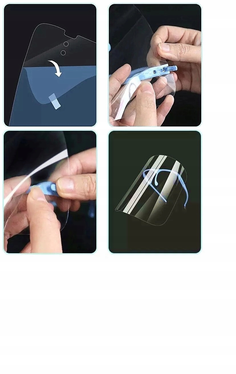 PRZYŁBICA OCHRONNA OKULAROWA USTA I NOS ATEST CE EAN (GTIN) 5903714960026