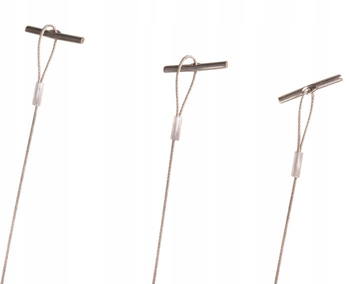 STALOWA LINKA DO ZAWIESZANIA DONICZEK DONICZKĘ WIESZAK UCHWYT POTRÓJNY 53cm Kod producenta PRO-IWS-DSK