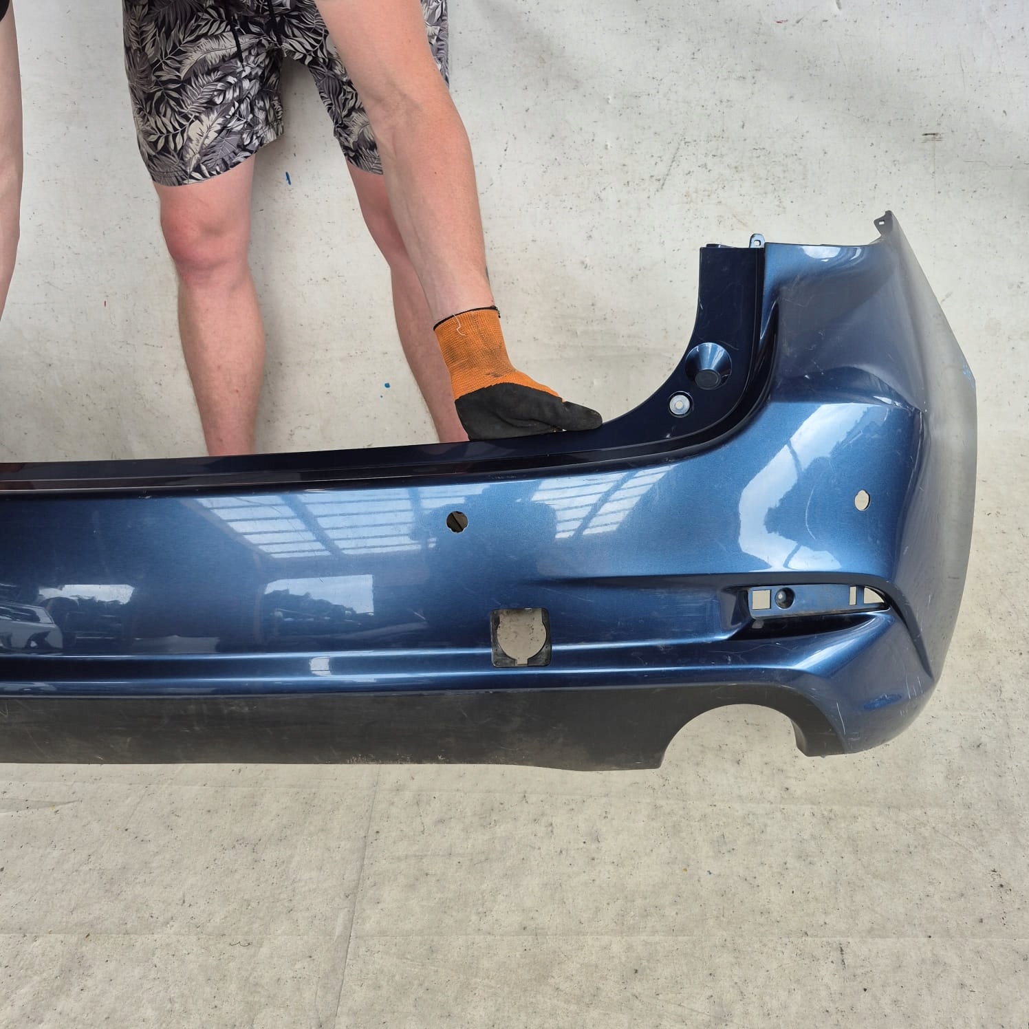 MAZDA 3 III HB LIFT 16-18 bumper rear part rear PDC