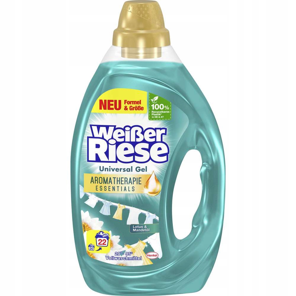 Weisser Riese Aromatherapie Universal Prací gél 1,1l za 7,39 € - Allegro