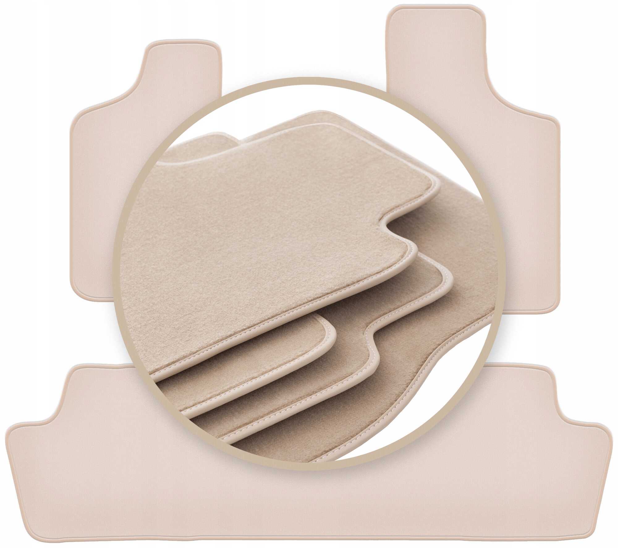 Velúrové koberčeky 10 mm Premium pre: Chrysler Grand Voyager III minivan 2000-