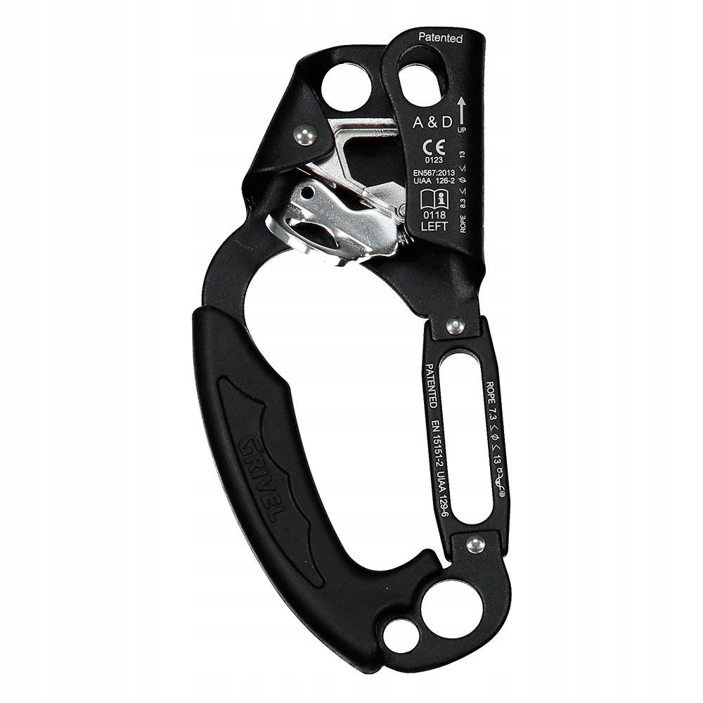 Upínací a sjezdový přístroj Grivel A&d L černý