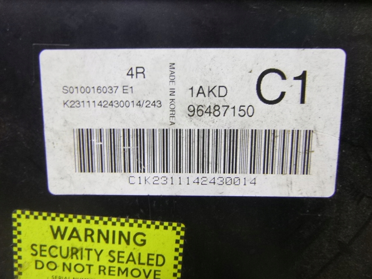 COMPUTER BEDIENTEIL DES MOTORS DAEWOO REZZO 1.6 16V