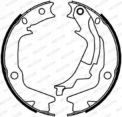 ZESTAW SZCZĘK HAMULCOWYCH, HAMULEC POSTOJOWY Stan opakowania oryginalne