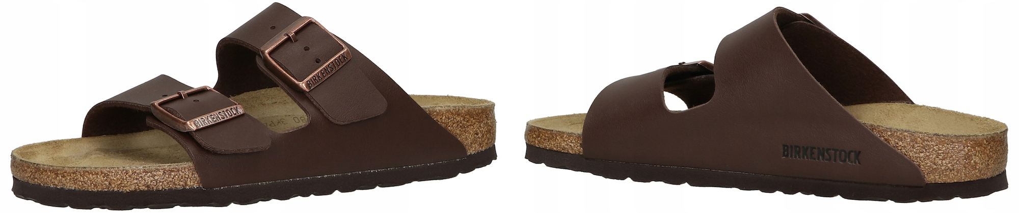 Klapki BIRKENSTOCK Arizona 051703 Dark Brown r.38 Rozmiar 38