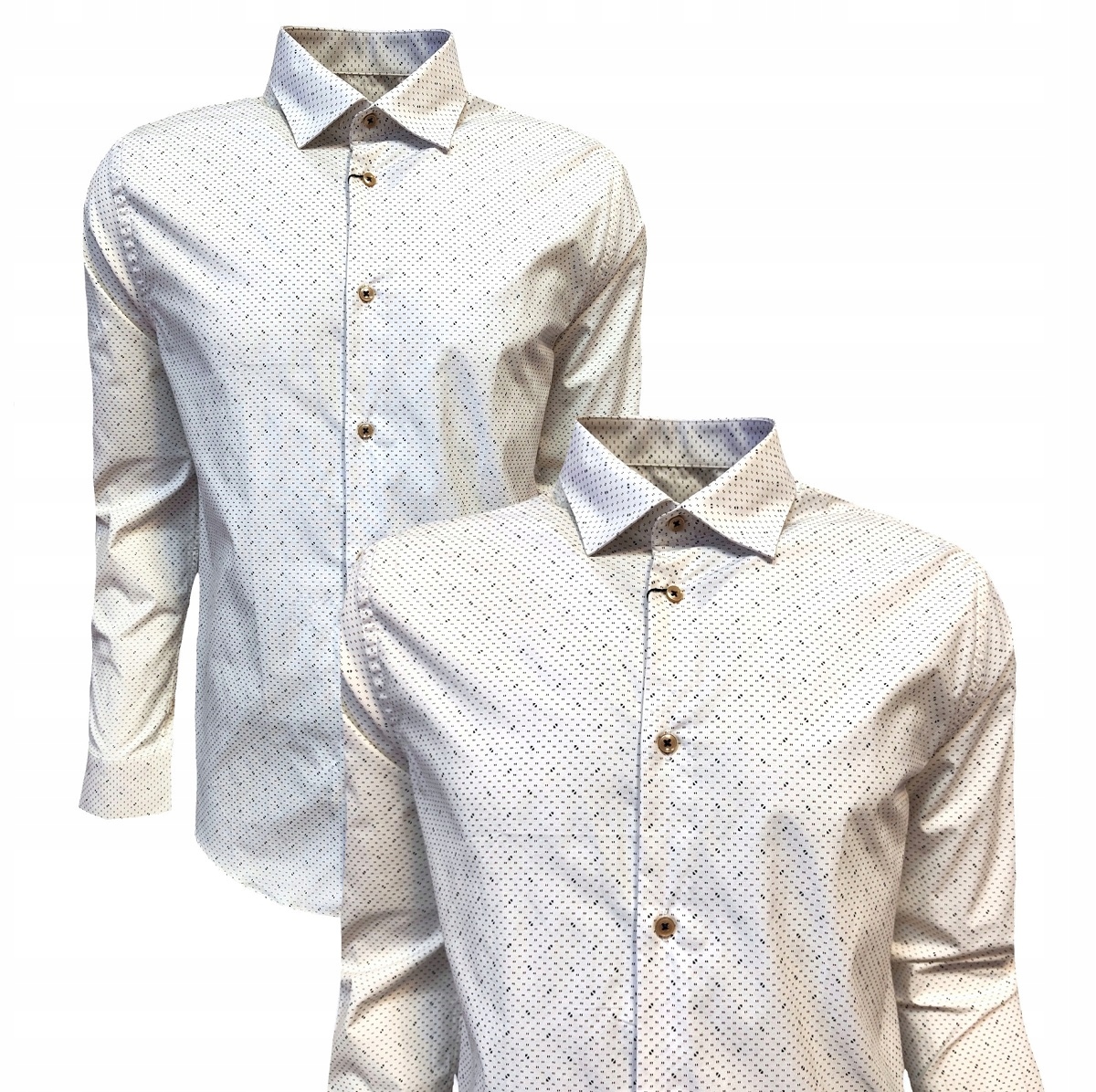 Pánská Košile Casual Klasická Bílá XL