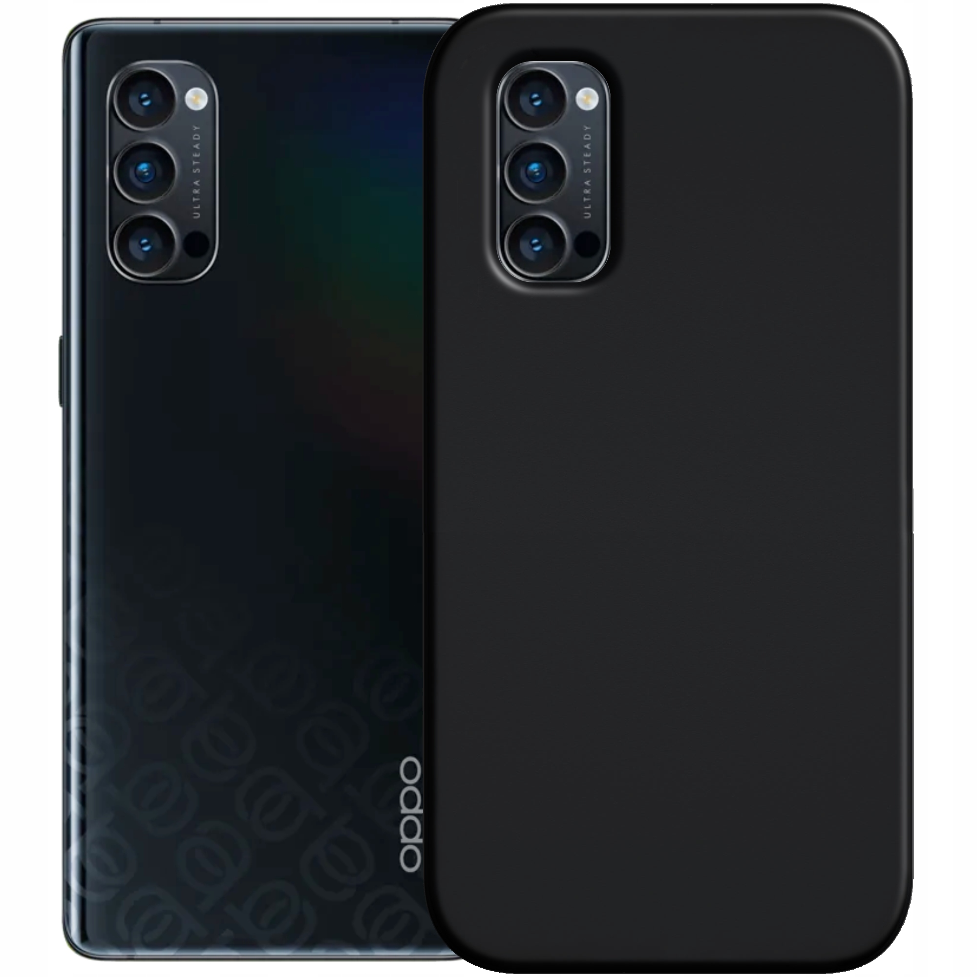 

Etui Do Oppo Reno 4 Pro 5G Czarne Matowe Slim Case