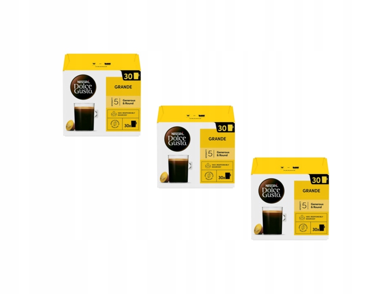 Kapsułki Nescafe Grande do ekspresu Nescafe Dolce Gusto 3x30 szt.