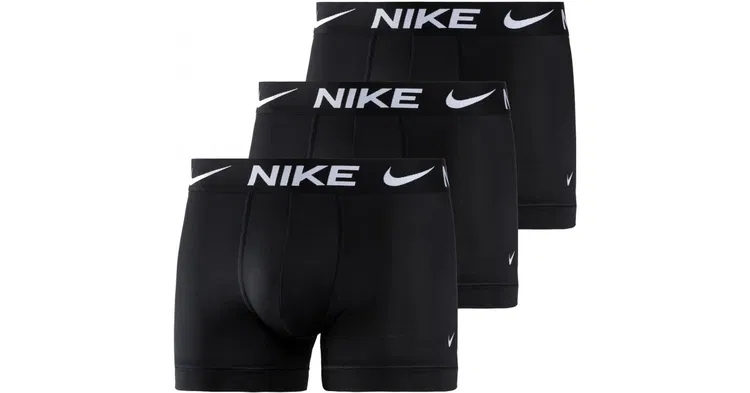 Nike Pánské Boxerky Slipy Boxer 3P Černé vel. M