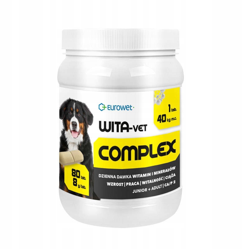 Suplement diety Wita-Vet Complex Junior Adult 80 tabletek