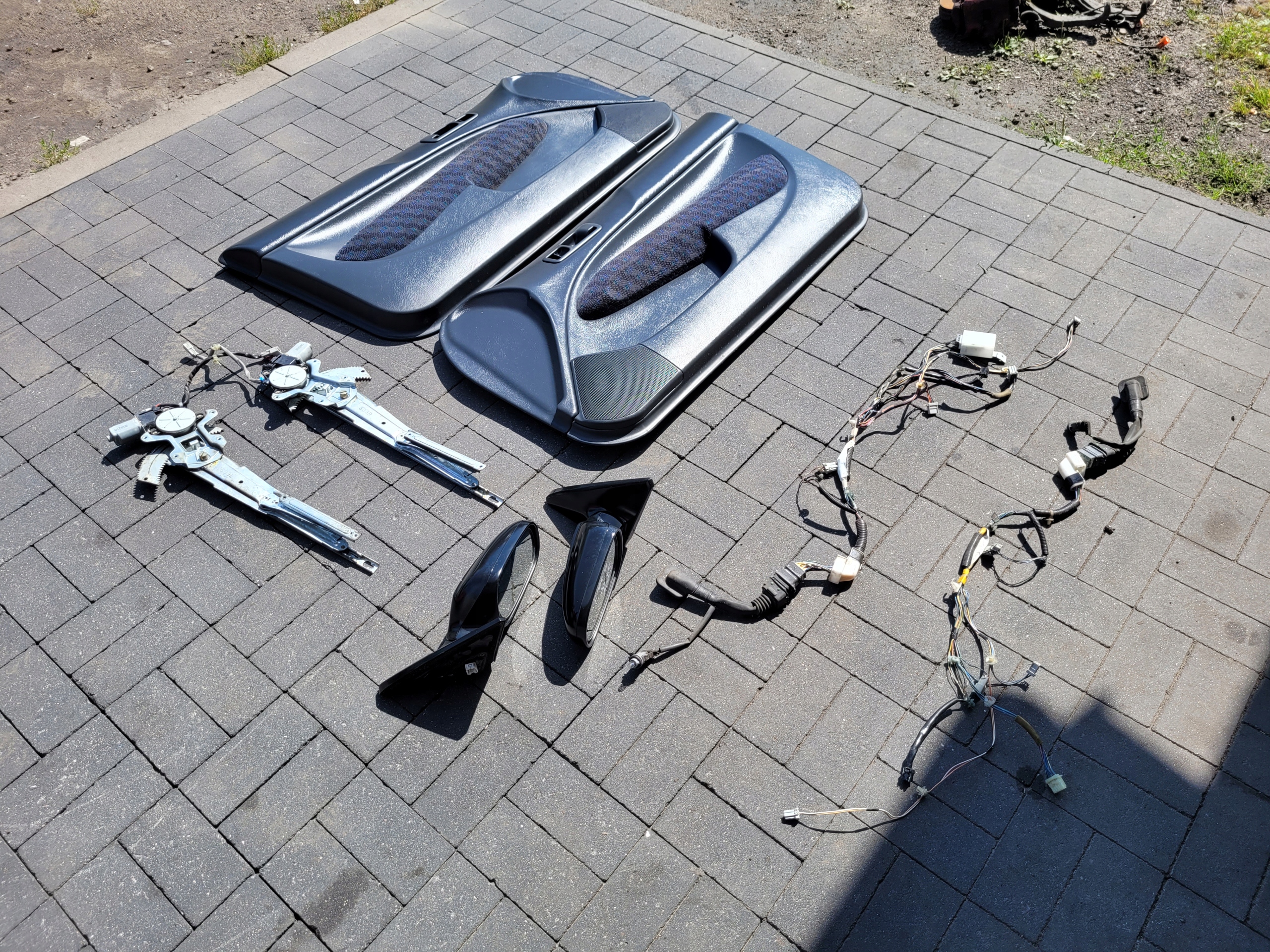 Honda civic VI 3d Elektryczne szyby lusterka europa Producent części Honda OE