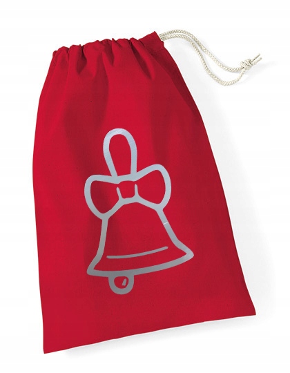 worek Mikołaja czerwony XXS 10x15 cm na prezent