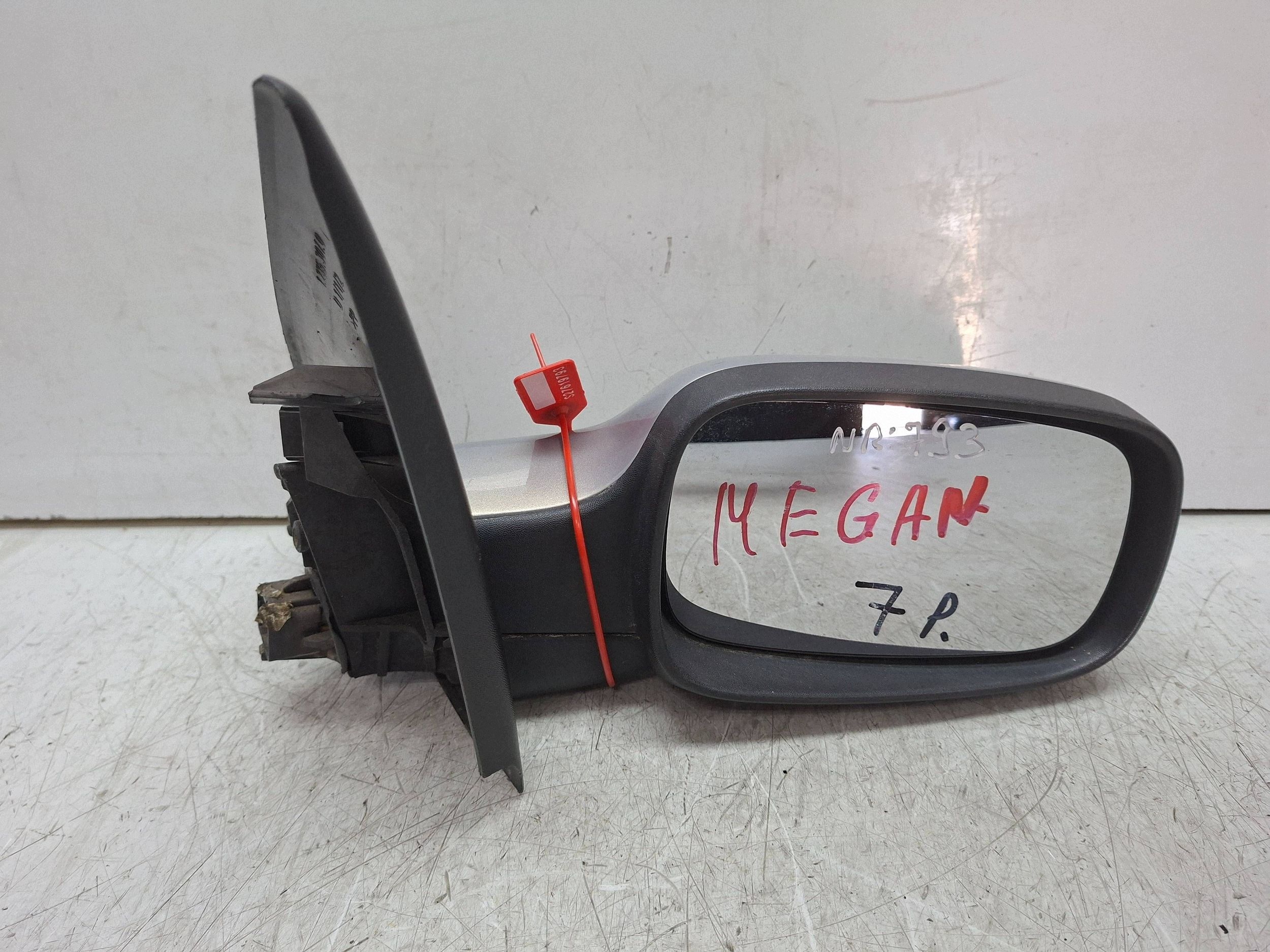 mirror right 7 vertical RENAULT MEGANE II 2002