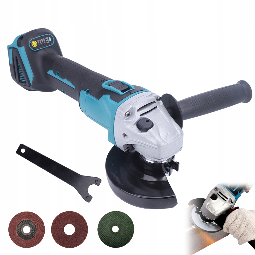 Akumulátorová bruska 18V 125 mm na kov a dřevo