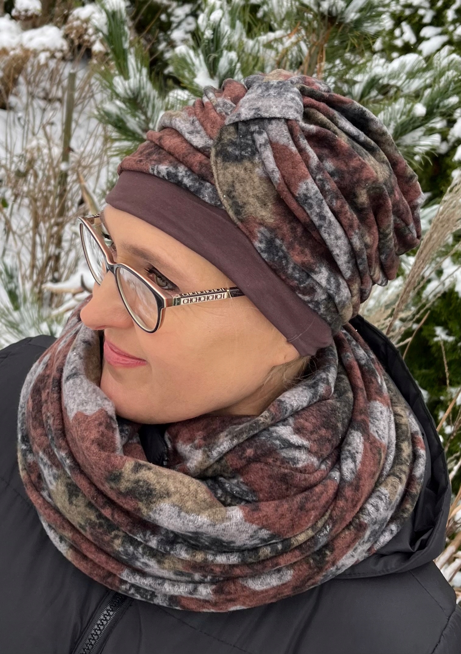 Turban Ela 281/220 czapki na zimę Eva Design Płeć kobieta