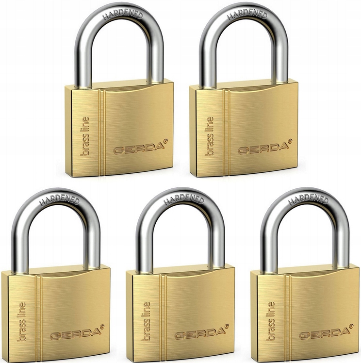 Gerda 5 Visacích Zámků Na 1 Klíč, Systém Jednoho Klíče 60